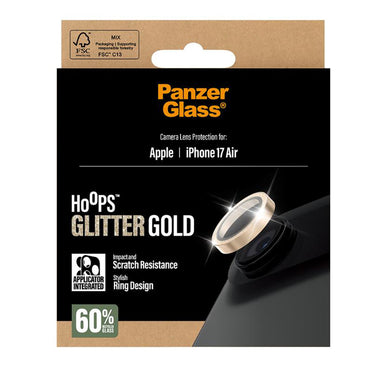 PanzerGlass Hoops Lens Protector for iPhone Air - Glitter Gold
